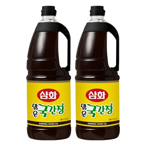 삼화 맑은 국간장, 1.8L, 2개