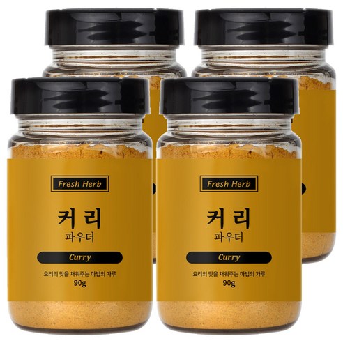 신선약초 커리파우더, 90g, 4개