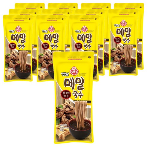 오뚜기 옛날 메밀국수, 400g, 12개