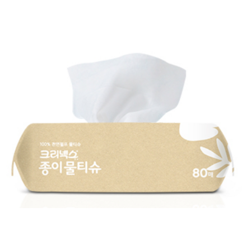 안심 성분과 넉넉한 용량으로 육아를 편하게, 크리넥스 종이물티슈