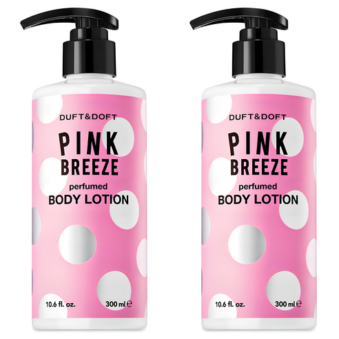 더프트앤도프트 퍼퓸드 바디로션 핑크 브리즈, 300ml, 2개