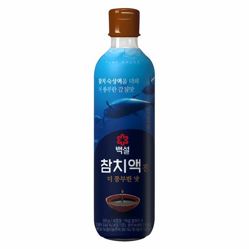 백설 참치액 진 더 풍부한 맛, 500g, 1개 - 기타액젓 | 쿠팡