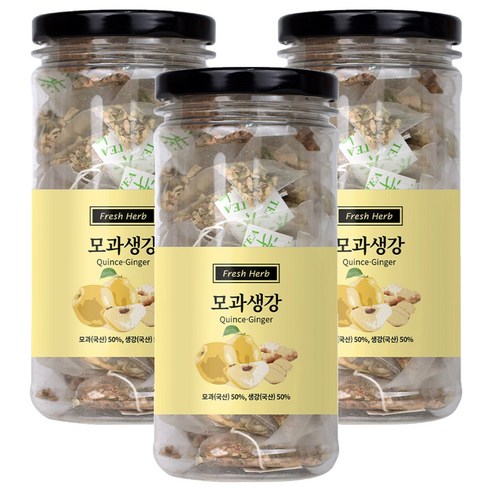 신선약초 모과생강차 삼각티백, 1g, 20개입, 3개