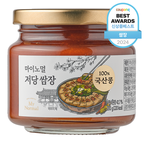 마이노멀 저당 쌈장, 230g, 1개