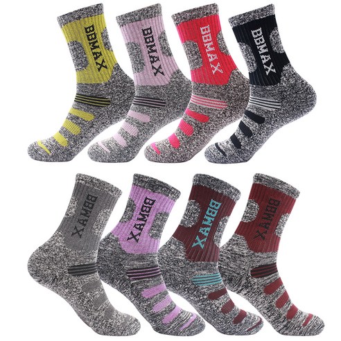 Two pairs of hiking socks for women double file