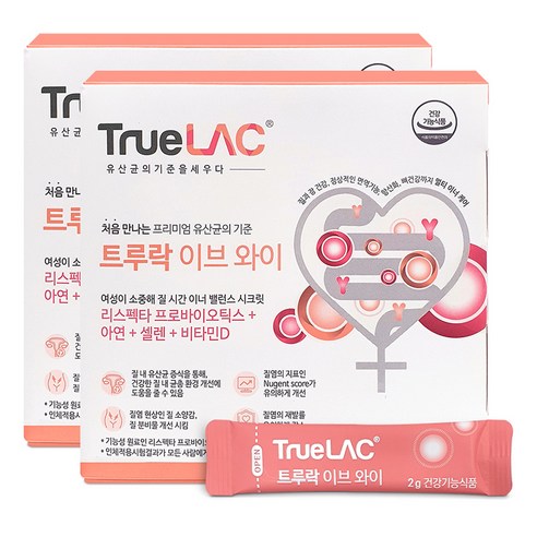 트루락 휴럼 이브 와이 여성 질 건강 유산균 30p, 1개, 60g 질유산균