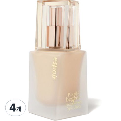 에스쁘아 프로 테일러 비 글로우 파운데이션 뉴클래스 SPF27 PA++ 30g, 아이보리, 4개