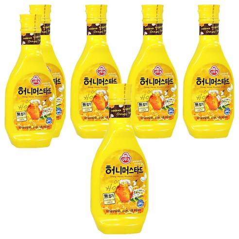 오뚜기 허니머스타드 소스, 535g, 6개