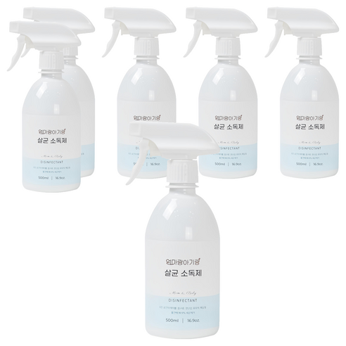 엄마랑아기랑 살균 소독제, 500ml, 6개
