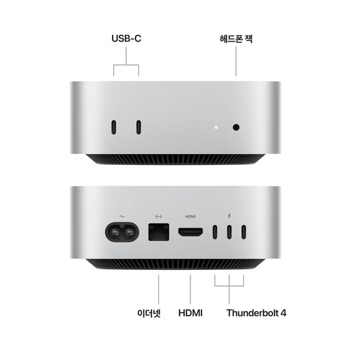 압도적인 성능과 매혹적인 디자인의 조화: Apple 2024 맥 미니 M4