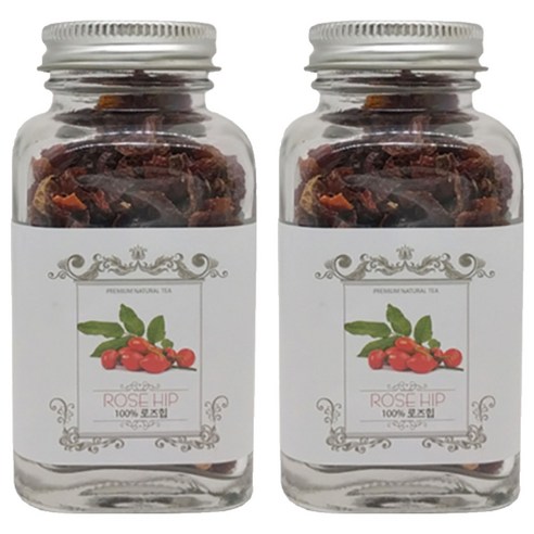 허브플러스 로즈힙 병 허브차, 45g, 1개입, 2개
