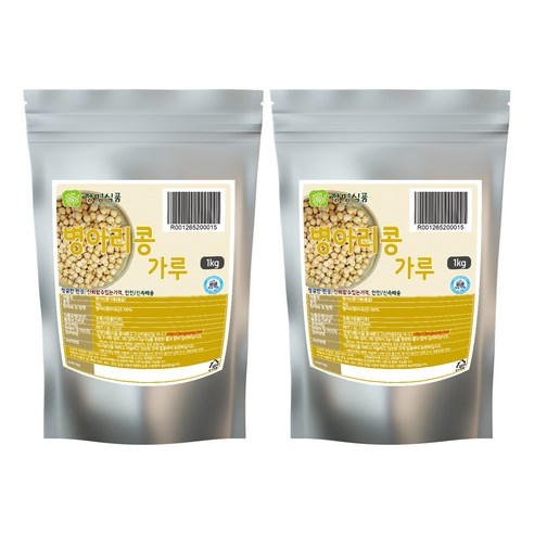 장명식품 병아리콩 볶음가루, 2개, 1kg
