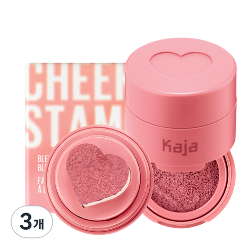 카자 치키 스탬프 블렌더블 블러셔 5g, 01코이, 3개