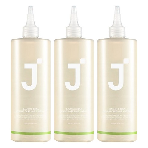 제이숲 카밍 세라 가려운 두피 헤어 식초 스칼프, 500ml, 3개