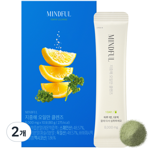 푸드올로지 마인드풀 지중해 오일만 클렌즈 10p