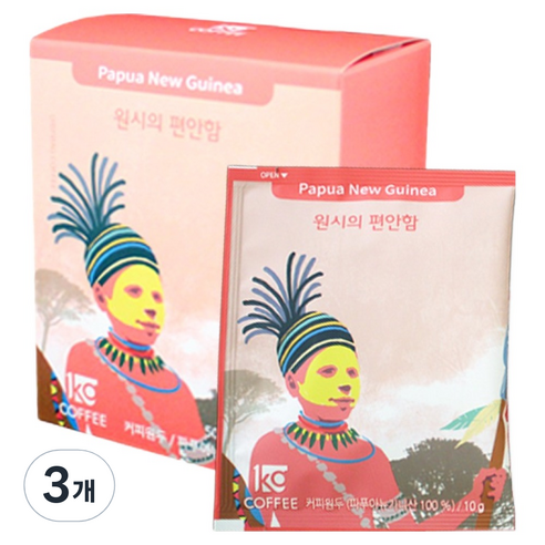 일킬로커피 원시의 편안함 드립백 커피, 10g, 5개입, 3개