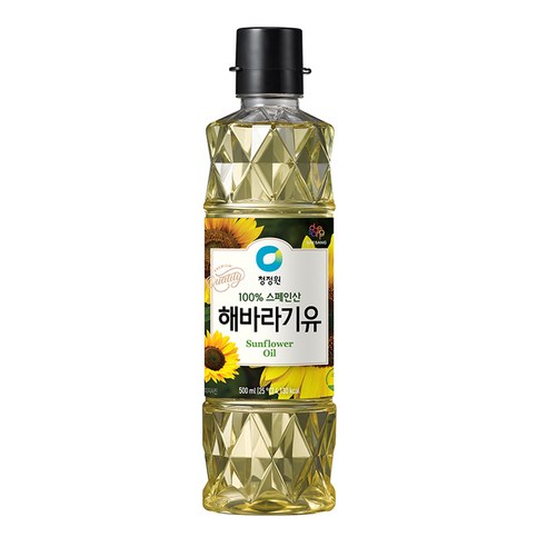 청정원 해바라기유, 500ml, 1개