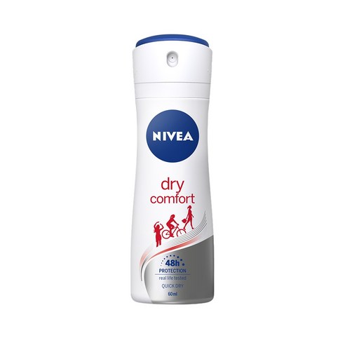 니베아 드라이 콤포트 데오드란트, 60ml, 1개