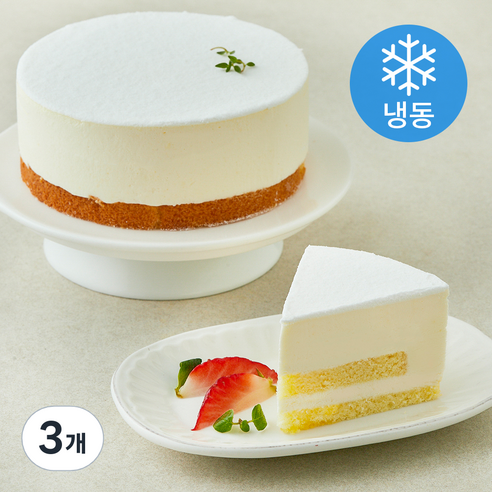 파미유 미니 순수우유 케이크, 270g, 3개