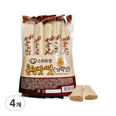 스위트영 홍천잣엿 가락엿, 350g, 3개