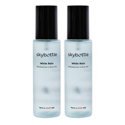 스카이보틀 퍼퓸 헤어 & 바디미스트 화이트레인, 100ml, 2개