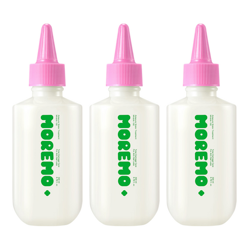 모레모 미라클 100 손상모 탈모증상완화 기능성 멀티케어 앰플 워터 트리트먼트, 200ml, 3개