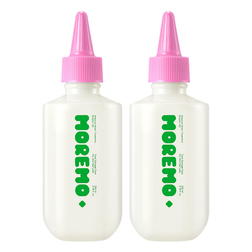 모레모 미라클 100 손상모 탈모증상완화 기능성 멀티케어 앰플 워터 트리트먼트, 200ml, 2개