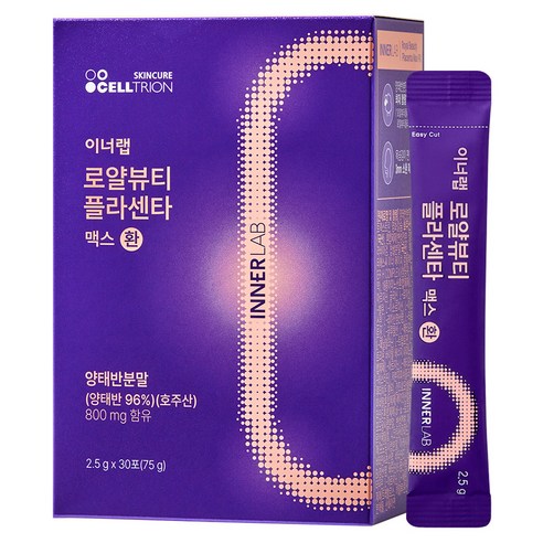 셀트리온 이너랩 로얄뷰티 플라센타 맥스 환 30p, 75g, 1개