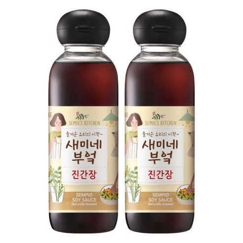 새미네부엌 진간장, 450ml, 2개