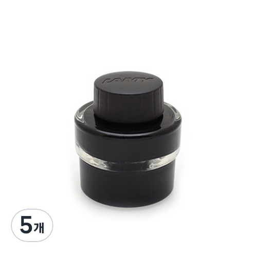 LAMY 병잉크 리필, 블랙, 5개