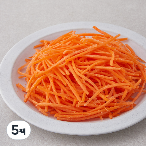 중국산 당근채, 500g, 5팩