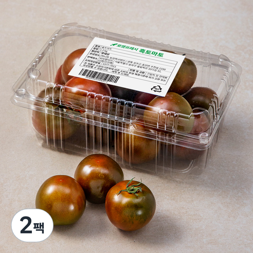 흑토마토, 1.2kg, 2팩