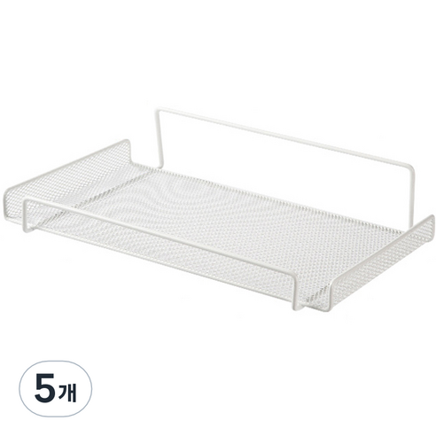 와이에스컴퍼니 무타공 셋탑박스 거치대, 5개, 화이트