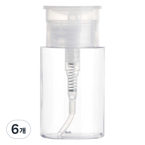 조니프리 토너 리무버 펌핑 공병 200ml, 6개, 혼합색상
