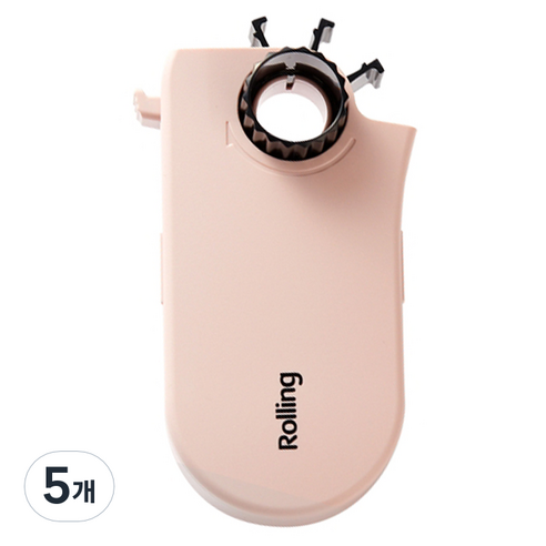 골드브랜치 롤링 테이프커터 디스팬서 120 x 60 x 20 mm, 핑크, 5개