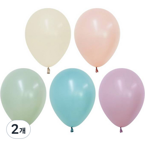 셈퍼텍스 파스텔더스크 혼합 풍선 30cm 50p, 랜덤발송, 2개