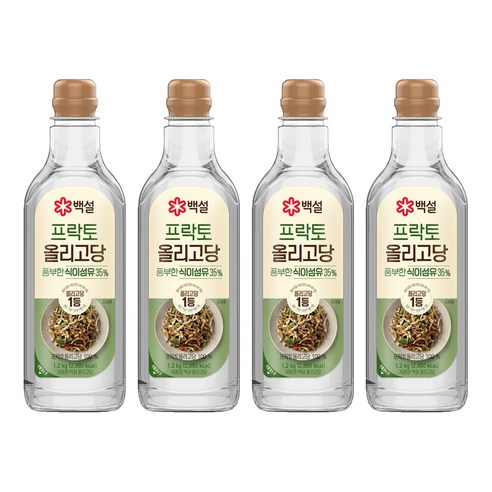 백설 프락토 올리고당, 1.2kg, 4개