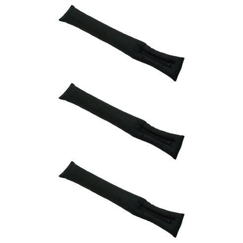 엠노블 차량용 스웨이드 틈새쿠션, 블랙, 3개