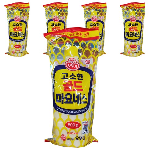 오뚜기 골드 마요네즈, 800g, 5개