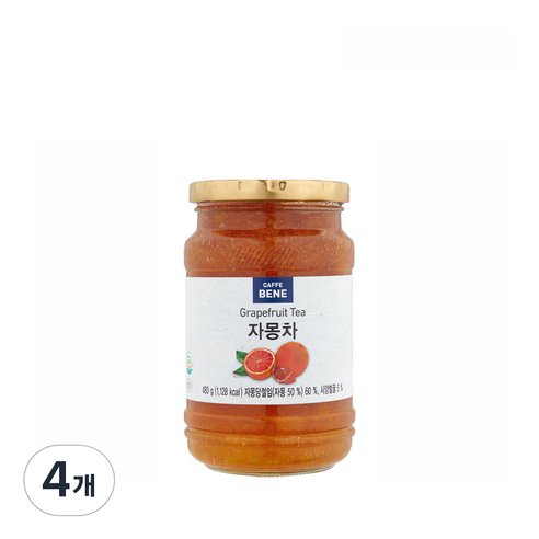 카페베네 자몽차, 480g, 1개입, 4개
