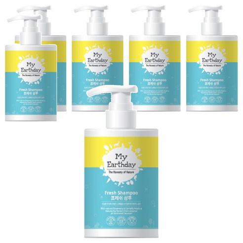 마이얼스데이 프레쉬 샴푸, 300ml, 6개