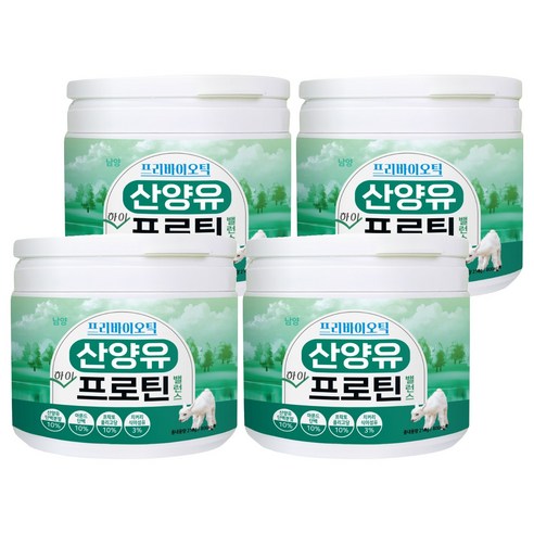 남양 프리바이오틱 산양유 하이 프로틴 밸런스 분말, 210g, 4개
