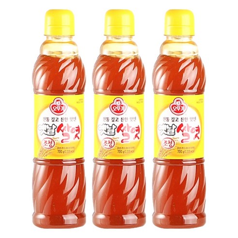 오뚜기옛날 쌀엿 조청, 700g, 3개
