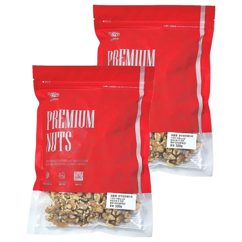 다다모마켓 호두 반반태, 500g, 2개