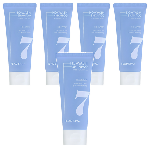 헤드스파7 노워시 샴푸, 100ml, 5개