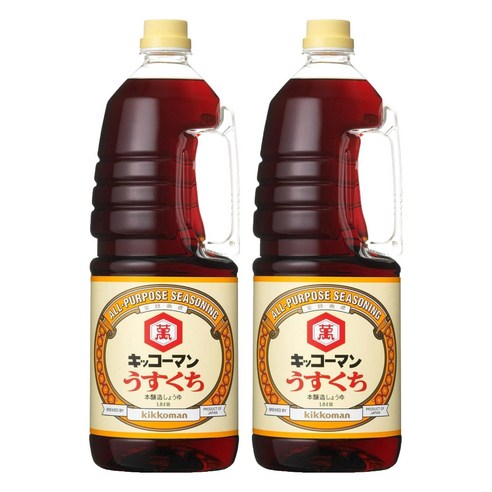 기꼬만 우스구치 간장, 1.8L, 2개