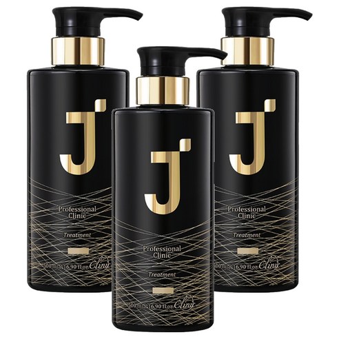 제이숲 프로페셔널 클리닉 트리트먼트 자몽향, 500ml, 3개