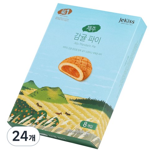 제키스 감귤 파이, 28g, 24개