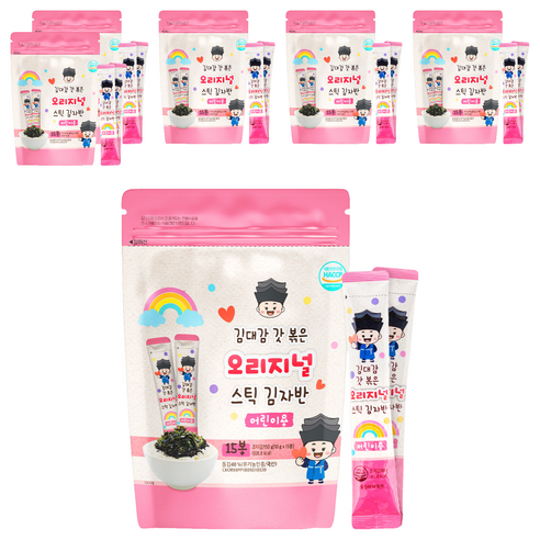 김대감 스틱 김자반 오리지널 어린이용 15p, 150g, 6개
