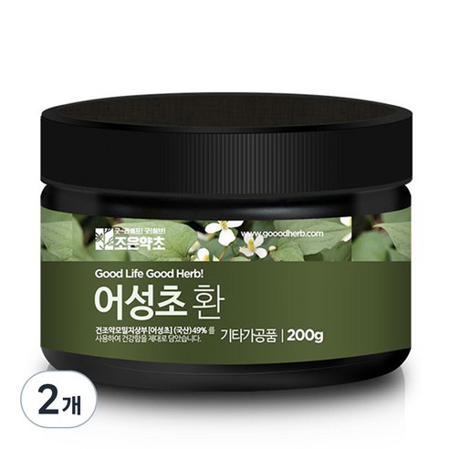 조은약초 프리미엄 어성초환, 2개, 200g